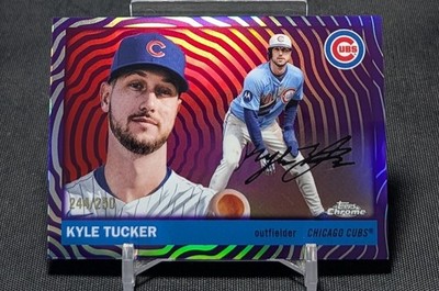 Kyle Tucker Purple Vibrations Refractor /250 2025 Topps Chrome Platinum Dodgers