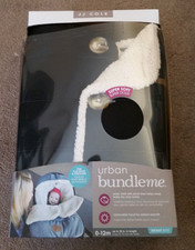 JJ Cole Infant Urban Bundleme Bag Car Seat Stroller Cover 0-12m Navy Blue NEW  