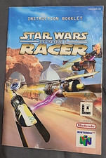Star Wars Episode 1 Racer N64 Nintendo 64 Instruction Manual Only No Game