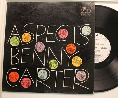 Benny Carter Promo Lp Aspects On Ua - Vg+ / Vg+ To Vg++ (Promo Stamp On Back Cov