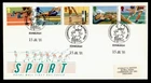 DR WHO 1986 GB FDC SPORTS COMMONWEALTH GAMES R81636