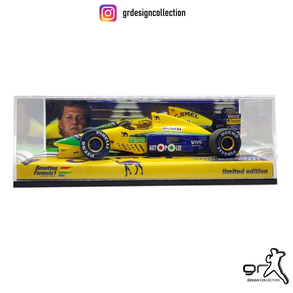 Michael Schumacher - Benetton Ford B191 - F1 GP 1991 / Minichamps / 1:43 - Immagine 2 di 4