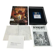 Knight Force Boxed Commodore Amiga Game Complete Titus TESTED & WORKING EUC