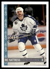 1992-93 O-Pee-Chee Ric Nattress Toronto Maple Leafs #98