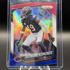 2025 Panini Prizm - Tremaine Edmunds #245 Red White & Blue Prizm