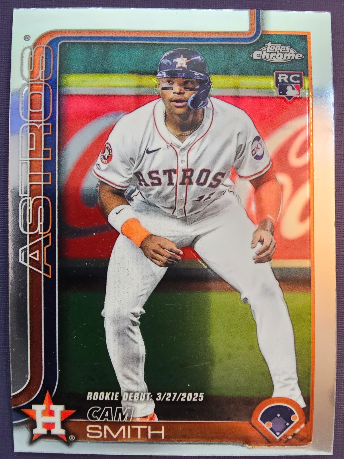 2025 Topps Chrome Update Series #USC19 Cam Smith Rookie Debut Rookie Card