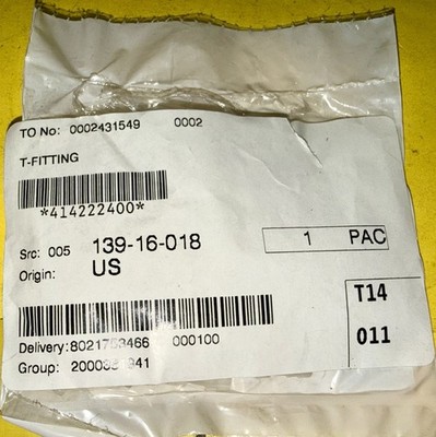 BRP OEM SkiDoo/Formula t-fitting 414222400 (pk of 3) new 