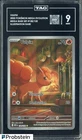 2025 Pokemon Mega Evolution Base Set #138 Vulpix Illustration Rare TAG 9