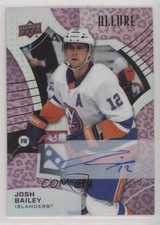 2021-22 Upper Deck Allure Pink Leopard Auto Josh Bailey #49 Auto 0me2