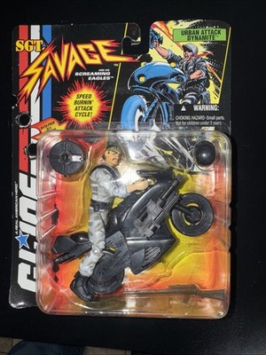 Vintage 1994 GI Joe Sgt. Savage Urban Attack Dynamite Action Figure - NEW Hasbro