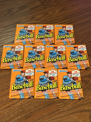  ￼1990 DonRuss, Baseball card Packs 10 Count!  