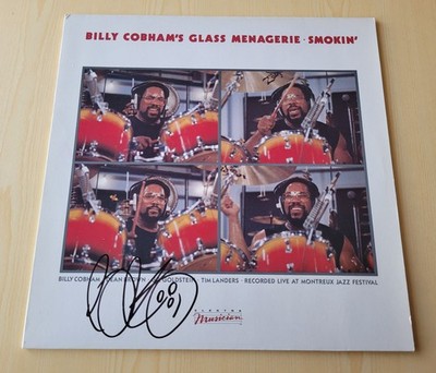 Vinyl Billy Cobham's Glass Menagerie - Smokin' - Signiert/Signed By Billy Cobham