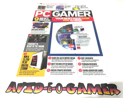 PC Gamer Demo Disc & Index Card - Minecraft  / S P A Z  / Call Duty MW3 Sep 2011