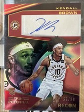 2022-23 Panini Recon - True Potential Signatures Kendall Brown #TPS-KBR Red /99