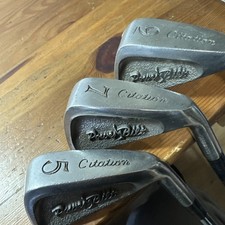 Vintage 1970's Power Bilt Citation Golf 5,7,9 Irons Steel Shaft