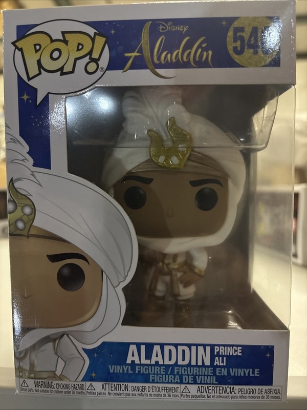 Funko Aladdin (Prince Ali) 540 Pop! Vinyl Disney with Protector