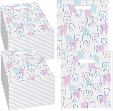 300 Pcs Dental Tooth Merchandise Goodie Bags for Hyginiest Dentist Patient Care