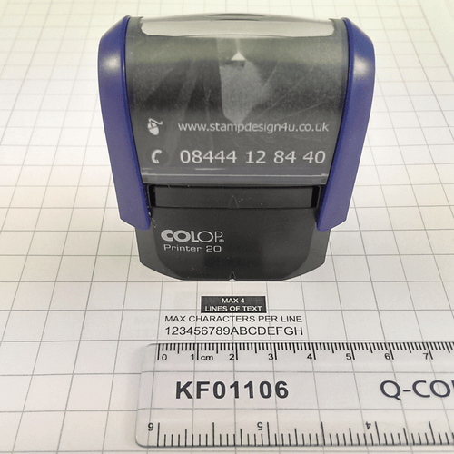 Estampillas de goma personalizadas Nuevas estampillas tinta negra autoentintado COLOP NHS dirección comercial - Imagen 2 de 6