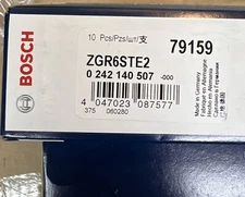 Bosch Spark Plugs ZGR6STE2 For BMW E60 E90 E92 E93 135i 335i 535i NEW 6x