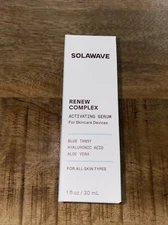 Solawave Renew Complex, Activating Serum 1oz For Skincare Devices  Sealed In Box