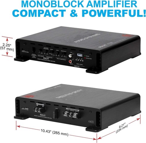 Planta de musica para auto de 1 Channel, 2/4 Ohm Stable Class A/B, Full Range - Picture 8 of 8