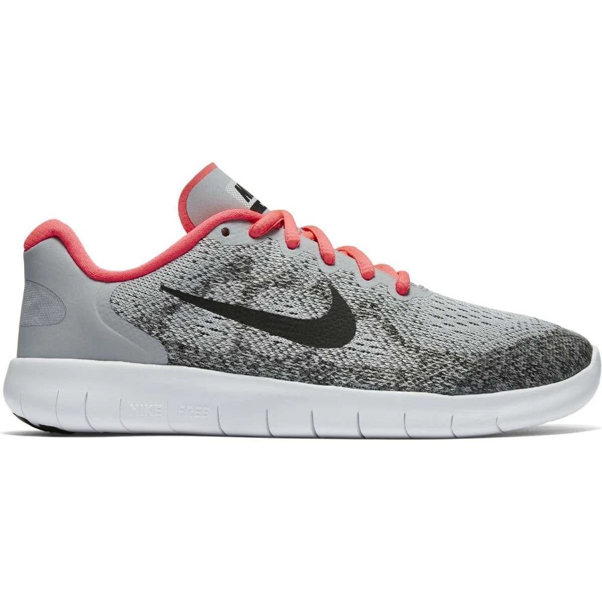 cascada medida pastel Junior Girls NIKE FREE RN 2017 Running Wolf Grey Trainers 904258 001 | eBay