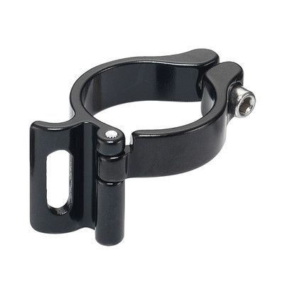 CNC Braze on Front Mech Derailleur Clamp Silver 28.6//31.8//34.9mm Lightweight