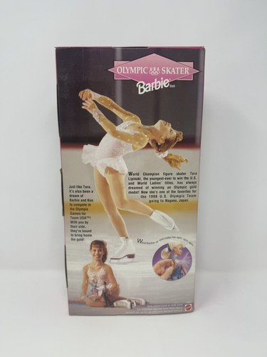 Olympic Figure Skater Barbie Team USA Mattel #18501 1997 Spin Ice Skating Doll - Picture 3 of 6