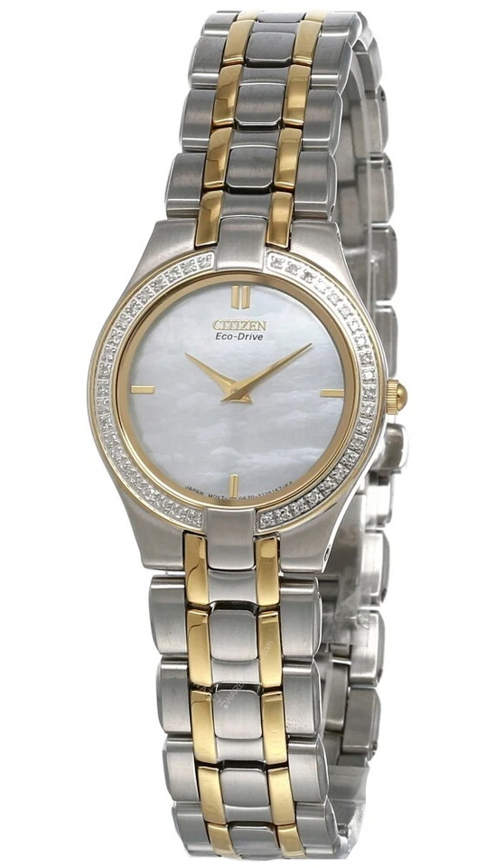 Reloj para mujer CITIZEN MOP esfera dos tonos ACERO INOXIDABLE EG3154-51D