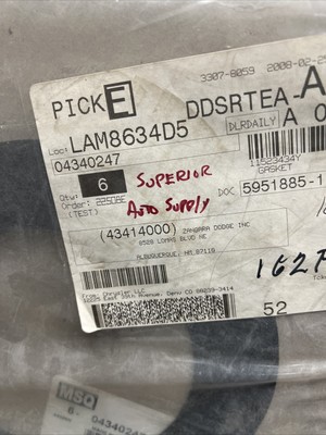 Genuine Mopar Gasket-trans Adapter to TR Case 4340247 for sale 