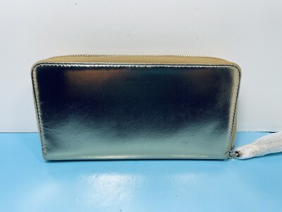 JIMMY CHOO - ATHINI ZIP W/L OMEC/ 028 - GOLD - LEATHER JIMMY CHOO - ATHINI ZIP W/L OMEC/ 028 - GOLD - LEATHER