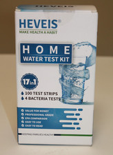 17 in 1 Home Drinking Water Testing Kit - 100 Strips 4 Bacteria Tests - Tap an