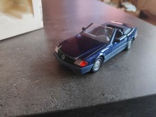 Miniature Schabak 1/43 Mercedes SL R129 Gris Métal - Occasion Boîte