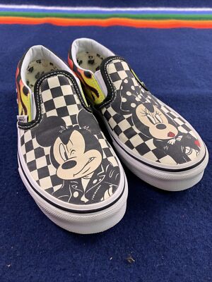 Disney X Vans Mickey And Minnie Mouse Black And White Kids Size  Multicolor - Main Image