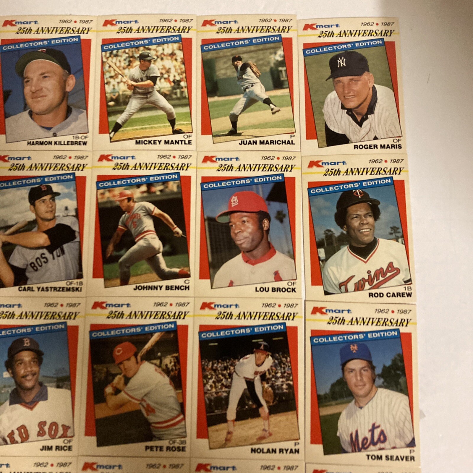 Kmart 25th Anniversary Baseball Cards Printable Cards