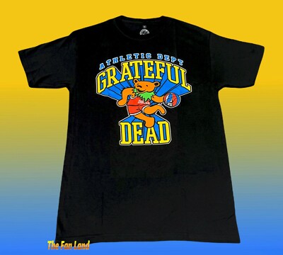New Grateful Dead Athletic Dept Bear Logo Tour Mens Vintage T 