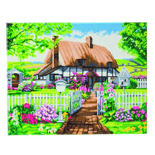 Kit pittura arte cristallo/diamanti Craft Buddy premontato su cornice 40 cm x 50 cm - Foto 8 di 184