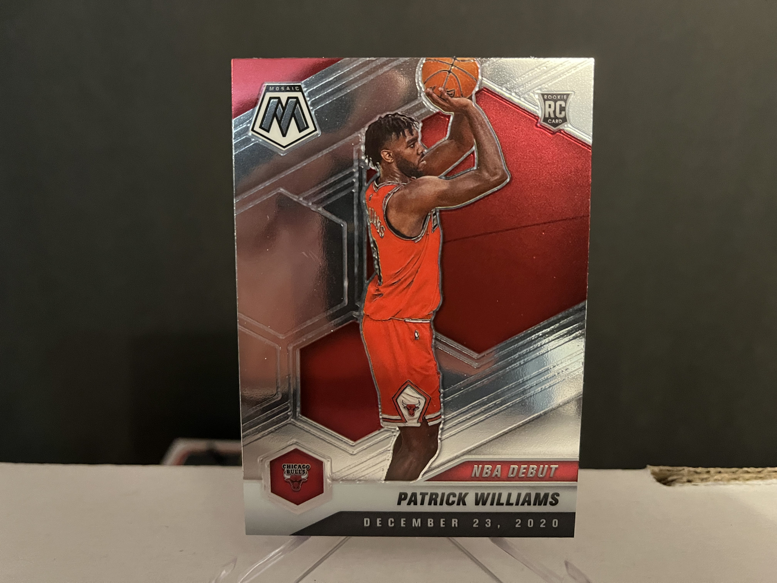 2020-21 NBA Panini Mosaic Basketball Patrick Williams #267 Base Rookie Card