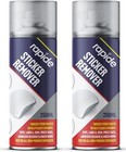 2 x 250ML Sticker Remover Spray Helps Remove Stickers Gum Adhesive & Goo