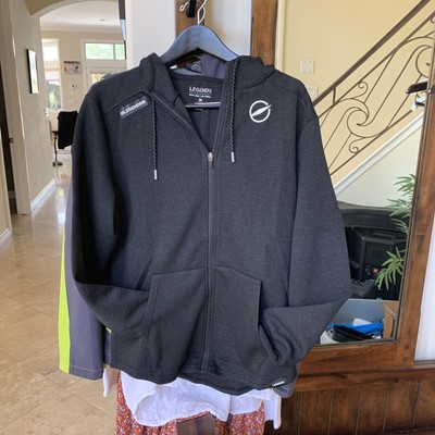 New NWT Legends CRYPTO Black Jacket Hoodie Large Unisex Work Hard Stay Humble