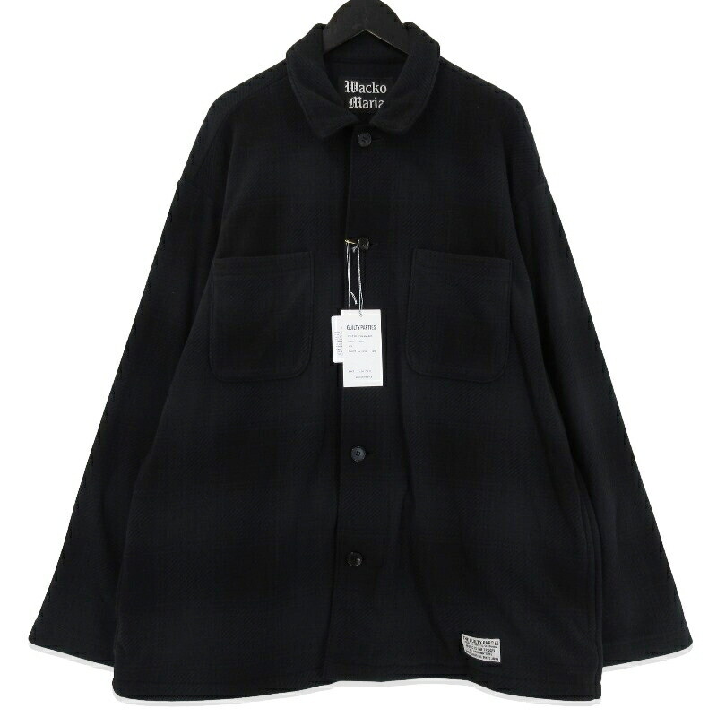 トップス WACKO MARIA CHECK FLEECE SHIRT JACKET CHECK FLEECE SHIRT JACKET【KHAKI】｜WACKO MARIA｜MELTING POT