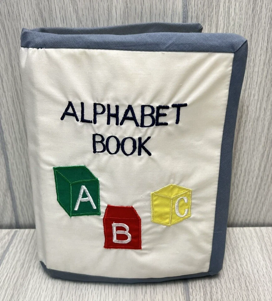 Vintage Alma's Designs Alphabet Buch Tuch Kleinkind Kinder Buch LESEN