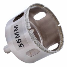 55mm Masonry Hole Saw Coated Diamond Tip Drill Bit for Stone Granite Tile Marble