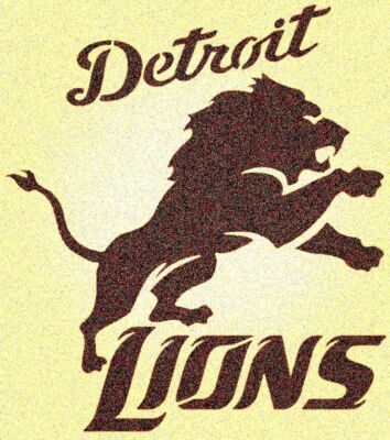 Detroit Lions Logo Stencil Mancave Sports Football Stencils | eBay