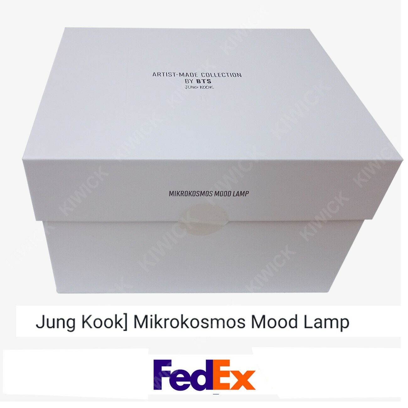 BTS Artist Made Collection by Jungkook Mikrokosmos Mood Lamp w/ PC & LOG +  FedEx