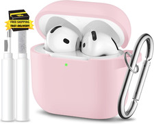 For Airpods 4Th Generation Case Cover 2024 ,Soft Silicone Full Protective Case f