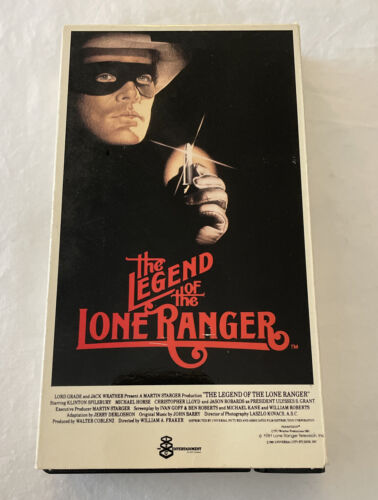 1981 The Legend of the Lone Ranger Video Magnetico Prima Uscita Usato - Foto 1 di 5