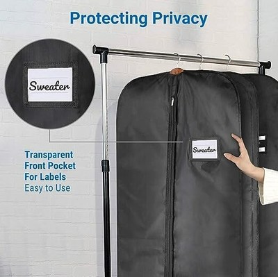 Borse Porta Abiti Ecooe 2 Pezzi - Custodie Antipolvere 110x60cm - Foto 5