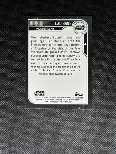 2023 Topps Chrome Star Wars - Base Cards #1–100 - U-Pick - Complete Your Set - Picture 223 of 243