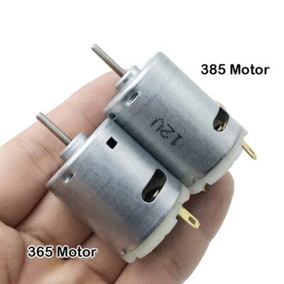 Mini 365 385 Motor DC 12V High Speed Carbon Brush Hair Dryer Electric Tool Drill
